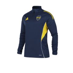 Adidas Futbol Buzo De Boca Medio Cierre Adidas Entrenamiento Azul