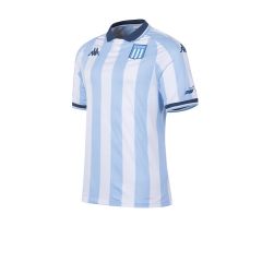 Kappa Futbol Camiseta De Racing Kappa Oficial Slim Sin Sponsor Celeste