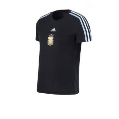 Adidas Futbol Remera De Argentina Adidas 3 Tiras 24 Mujer Negra